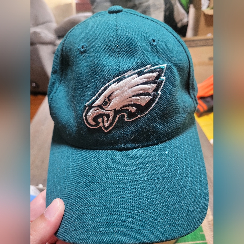 Vintage Reebok Philadelphia Eagles Hat Men's On Field NFL Adjustable Cap